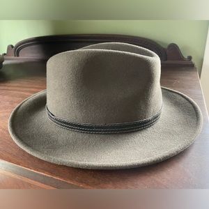 XL (61 cm) Lodenhut 100% wool felt crushable fedora hat